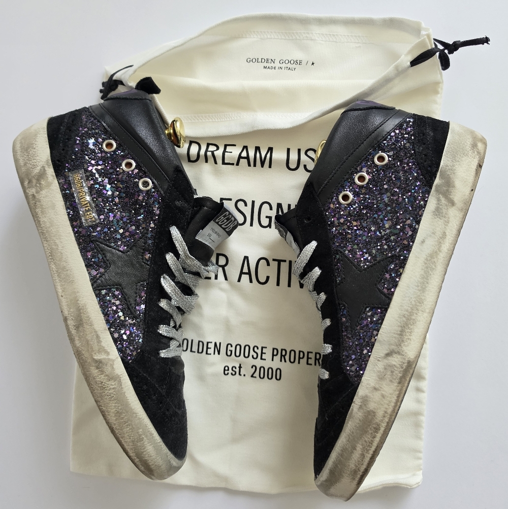 Womens Golden Goose Mid Star Sneakers Size 41